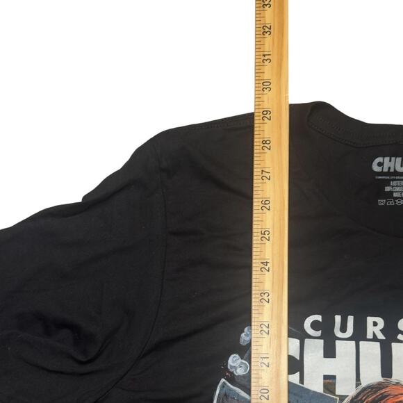 Curse of Chucky Tee – Black XL Horrorcore Slasher Graphic by Gutter Garbs - Picture 5 of 5